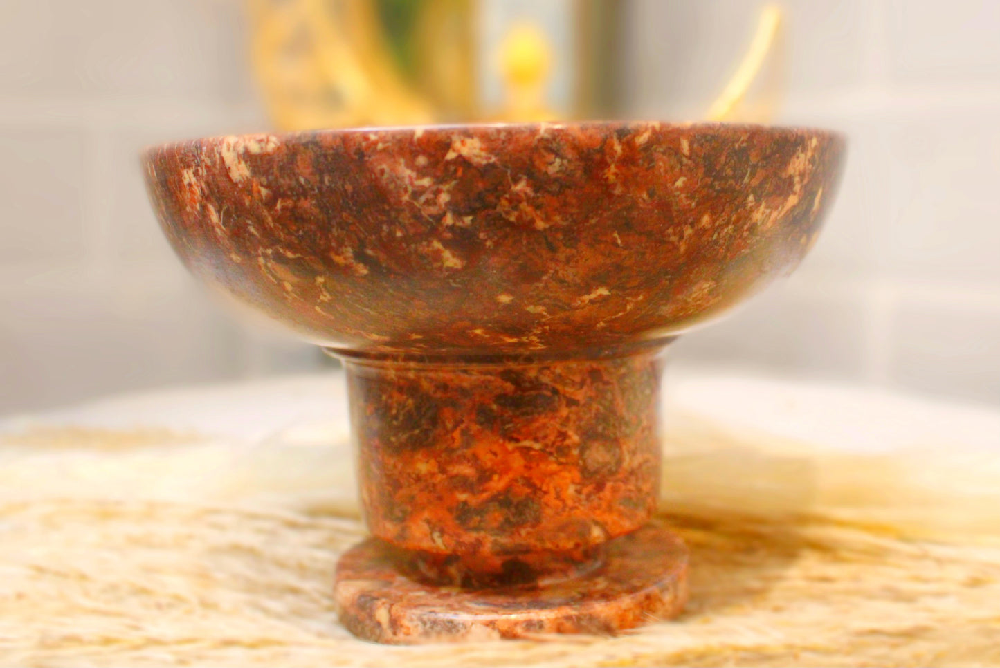 Soapstone Candle Holder & Smudge Burner (1 Burner)