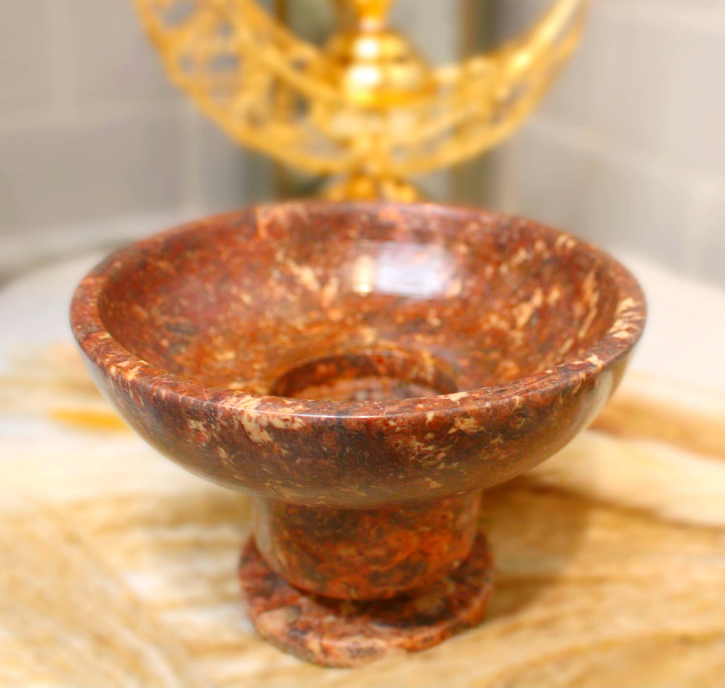 Soapstone Candle Holder & Smudge Burner (1 Burner)