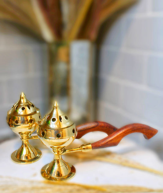 Brass Censer Burner (1 Burner Included)