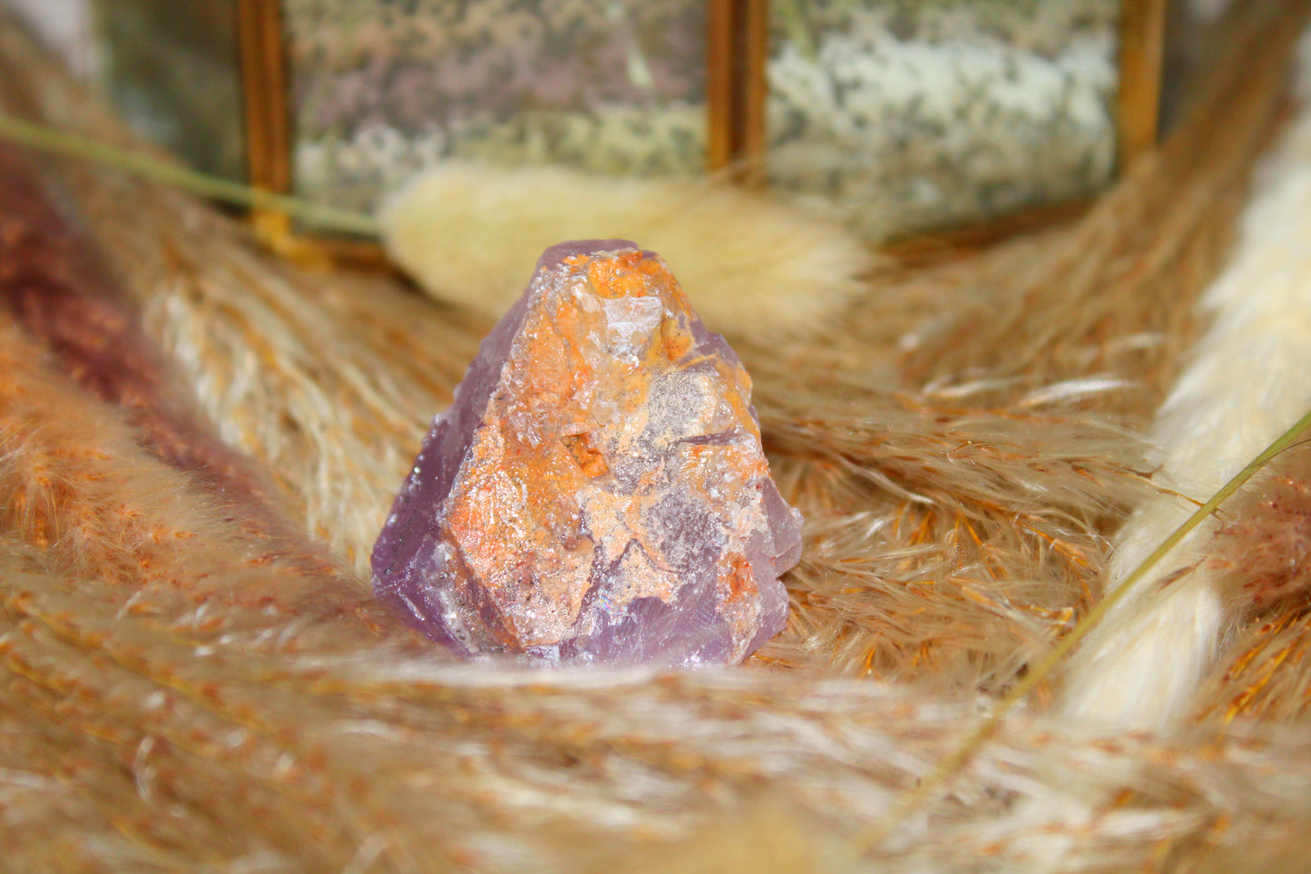 Raw Purple Fluorite Chunk