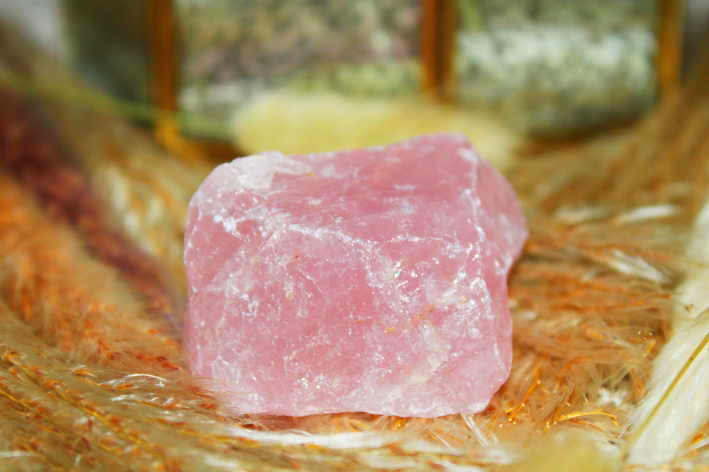 Raw Rose Quartz Chunk