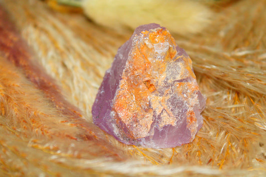 Raw Purple Fluorite Chunk