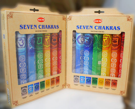 Seven Chakra Incense Set (1 Set)