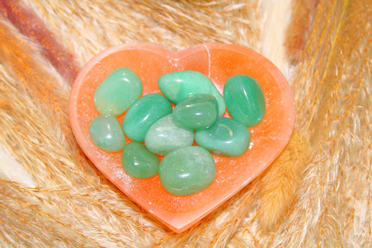 Green Aventurine Tumble Crystal (1 Crystal)